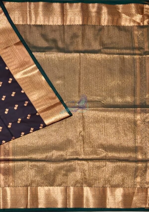 Majestic Black Silk Saree